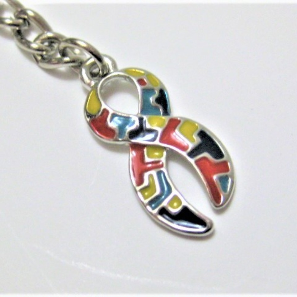 Autism awareness key chain